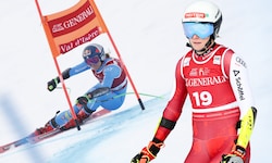 Sofia Goggia (l.) hat den Super-G in Val d‘Isere gewonnen, Mirjam Puchner und Co. gingen leer ...