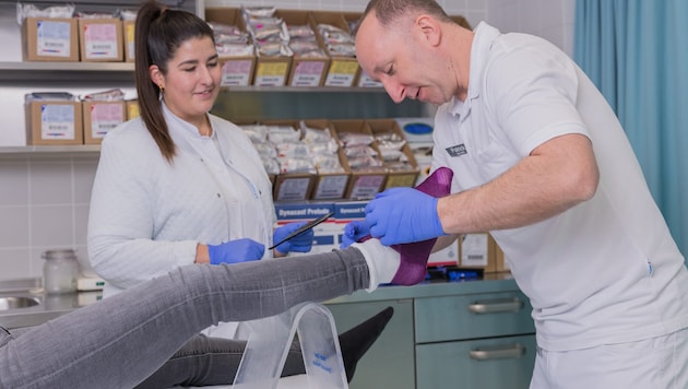 Vor allem Verletzungen an den Bändern werden in Schwaz häufig behandelt.