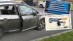 Schwer bewaffnet und maskiert waren die Hooligans unterwegs. Einer der kroatischen Insassen ...