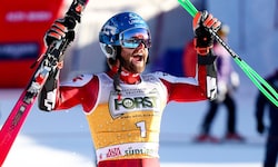 Marco Schwarz hat den Riesenslalom in Alta Badia gewonnen.