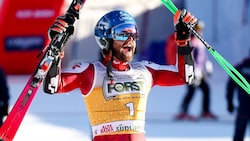 Marco Schwarz hat den Riesenslalom in Alta Badia gewonnen.