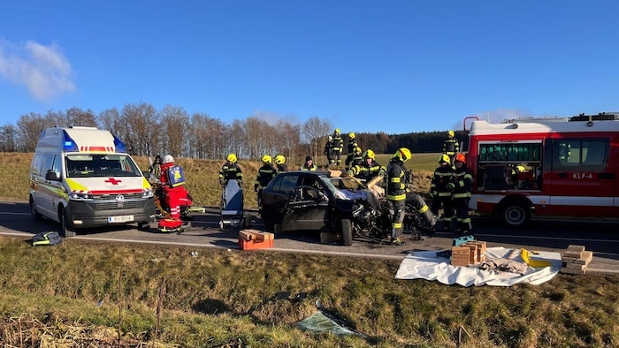Ein Großaufgebot des Roten Kreuzes war im Einsatz