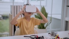 Mit einer VR-Brille müssen Kinder nicht mehr in die Natur gehen, um sie zu erleben.