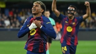 Lamine Yamal traf zum 2:0 für den FC Barcelona.