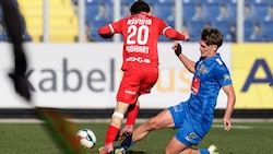 Der Kuchler Lukas Buchegger (re.) ist schon in seiner zweiten Profisaison.