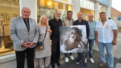 Josef Tauber (li.) bei einem seiner letzten Auftritte in der Öffentlichkeit.