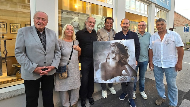 Josef Tauber (li.) bei einem seiner letzten Auftritte in der Öffentlichkeit.