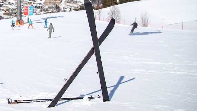 Fahrerflucht ist auch nach Skiunfällen strafbar (Symbolfoto).