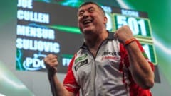 Mensur Suljovic setzte sich gegen Joe Cullen durch.