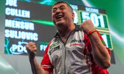 Mensur Suljovic setzte sich gegen Joe Cullen durch.
