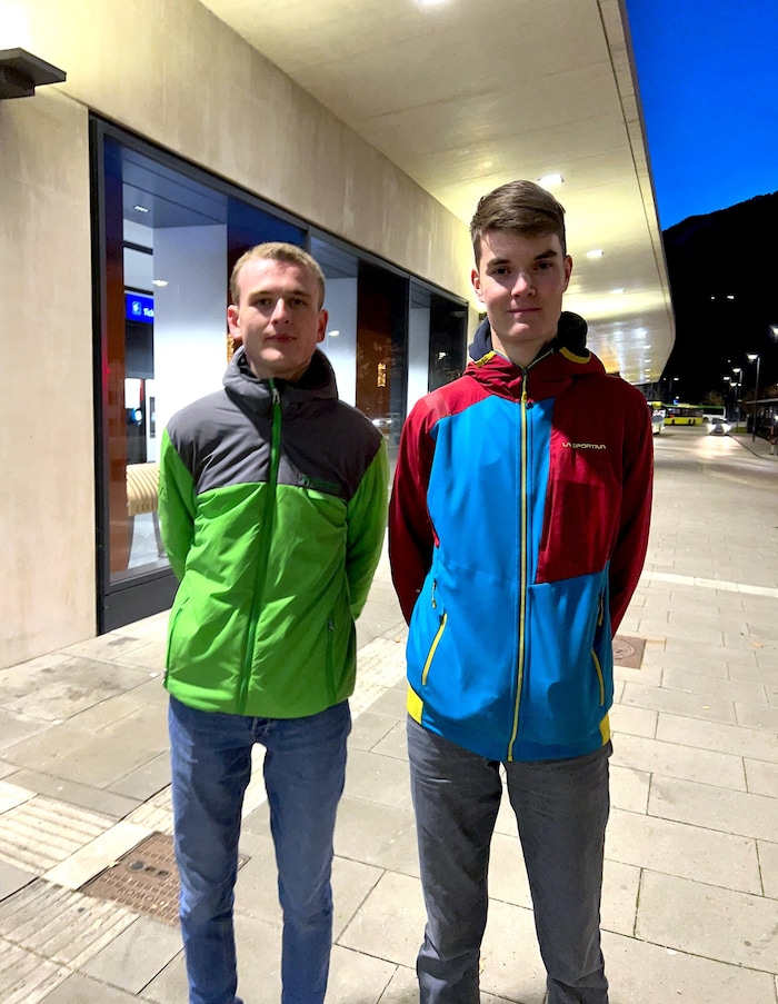 Mit Alexander Troger (li.) schrieb Grimm sein neues Buch.