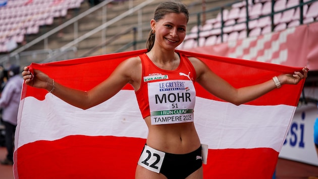 Der siebte Rang von Geherin Theresia Emma Mohr bei der U20-EM war DAS Highlight 2025.
