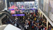 Bei der Eröffnung wurde der Klagenfurter Bahnhof nahezu gestürmt.