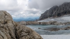 Es wird immer wärmer: Ein Gletschersee am Dachstein.