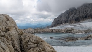 Es wird immer wärmer: Ein Gletschersee am Dachstein.