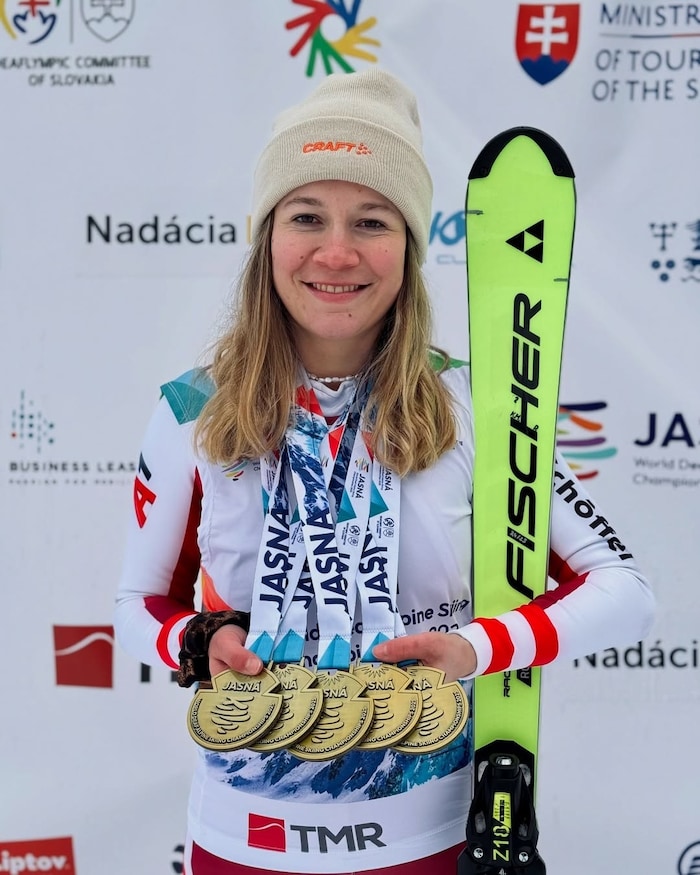 Melissa Köck holte in Jasna fünf Goldmedaillen.