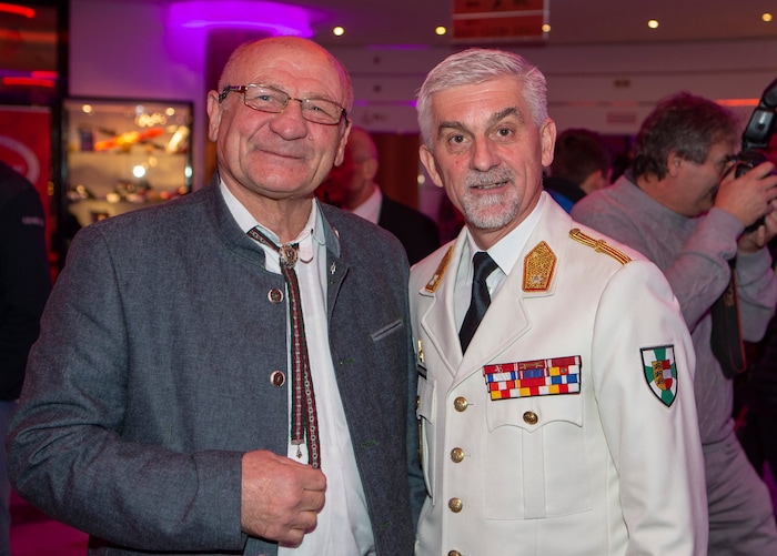 Joe „Tiger“ Pachler (li.) wurde für sein Lebenswerk ausgezeichnet.