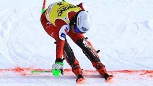 Fabio Gstrein bekam nach seinem Rückfall im zweiten Durchgang Schimpfer von seiner Frau. 