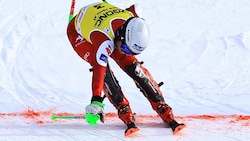 Fabio Gstrein bekam nach seinem Rückfall im zweiten Durchgang Schimpfer von seiner Frau. 