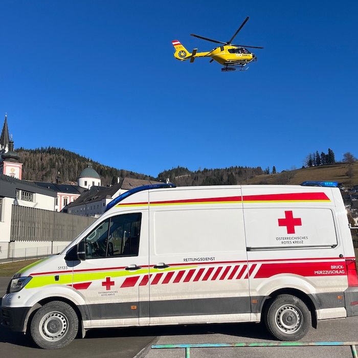 Perfektes Zusammenspiel aller Einsatzkräfte in Mariazell.