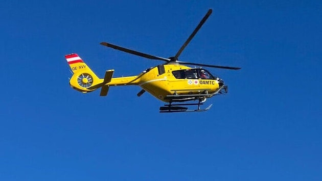 Das Mädchen ist erst 15 Monate alt, es wurde ins Spital geflogen.