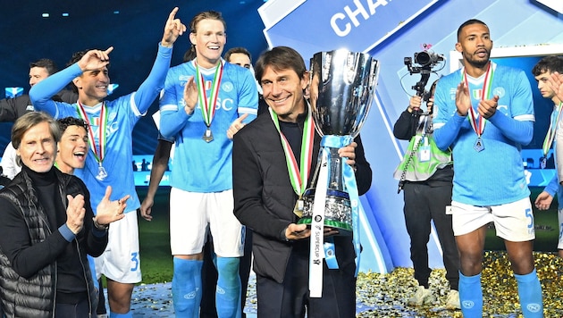 Der Vater des Erfolgs der SSC Napoli, Trainer Antonio Conte