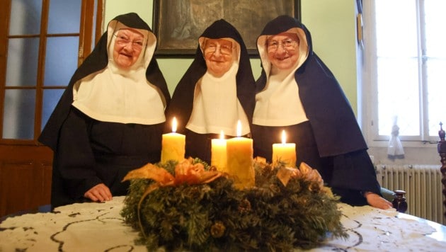 Schwester Bernadette, Schwester Regina und Schwester Rita – es war ein aufregendes Jahr für die ...