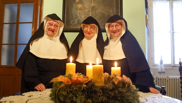 Schwester Bernadette, Schwester Regina und Schwester Rita – es war ein aufregendes Jahr für die ...