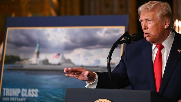 Der US-Präsident plant neue Mega-Kriegsschiffe – die zufälligerweise auch seinen Namen tragen ...