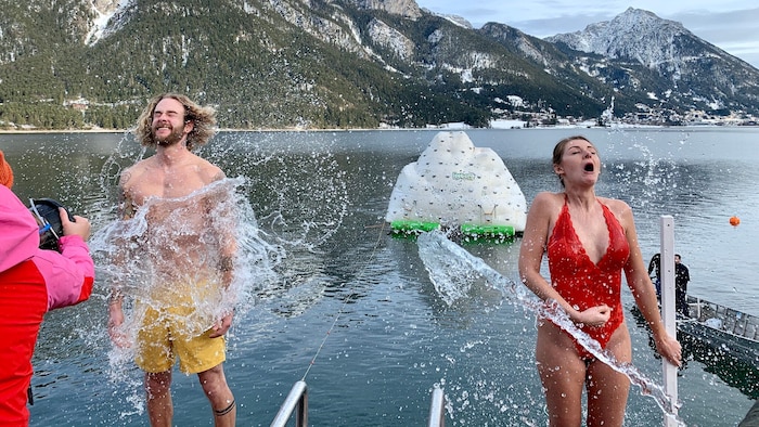 Silvesterschwimmen am Achensee