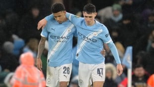 Savinho (li.) und Phil Foden: Beide sind derzeit wichtige Stützen für Manchester City.