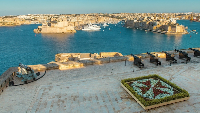 die Kanonen in Valletta