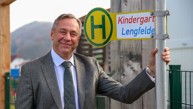 Ortschef Robert Bukovc setzt stark auf den Kindergartenbus.