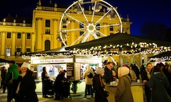 Am Weihnachtsmarkt vor dem Schloss Schönbrunn können Punsch und Köstlichkeiten noch bis 6. ...