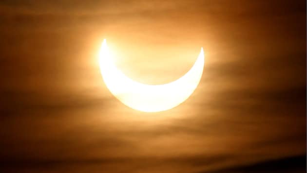 Am 12. August 2026 wird in Österreich eine partielle Sonnenfinsternis zu sehen sein ...