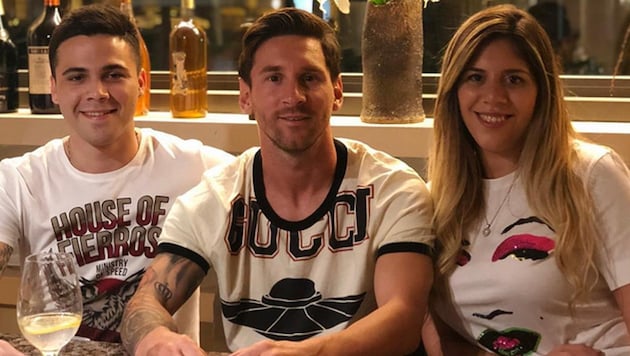 Maria Sol Messi (re.) war in einen schweren Autounfall verwickelt.