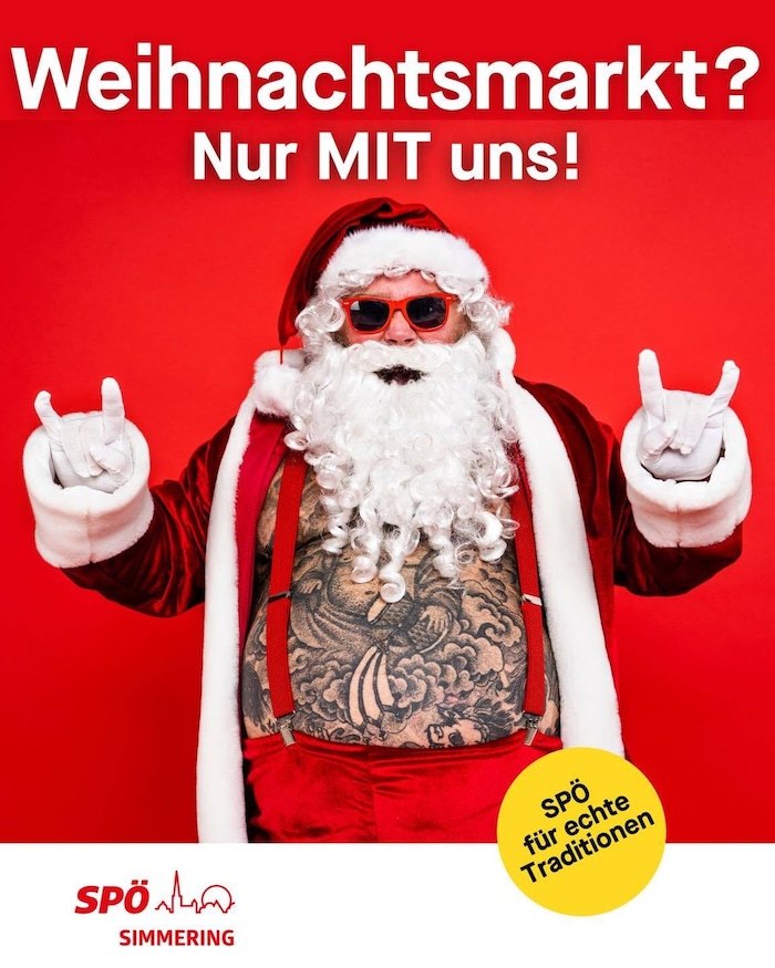 Der ungustiöse Weihnachtsmann der SPÖ Simmering