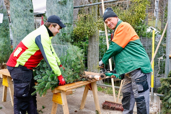 Familie Glawogger verkauft auch schon seit den 1960er-Jahren Christbäume in Graz.