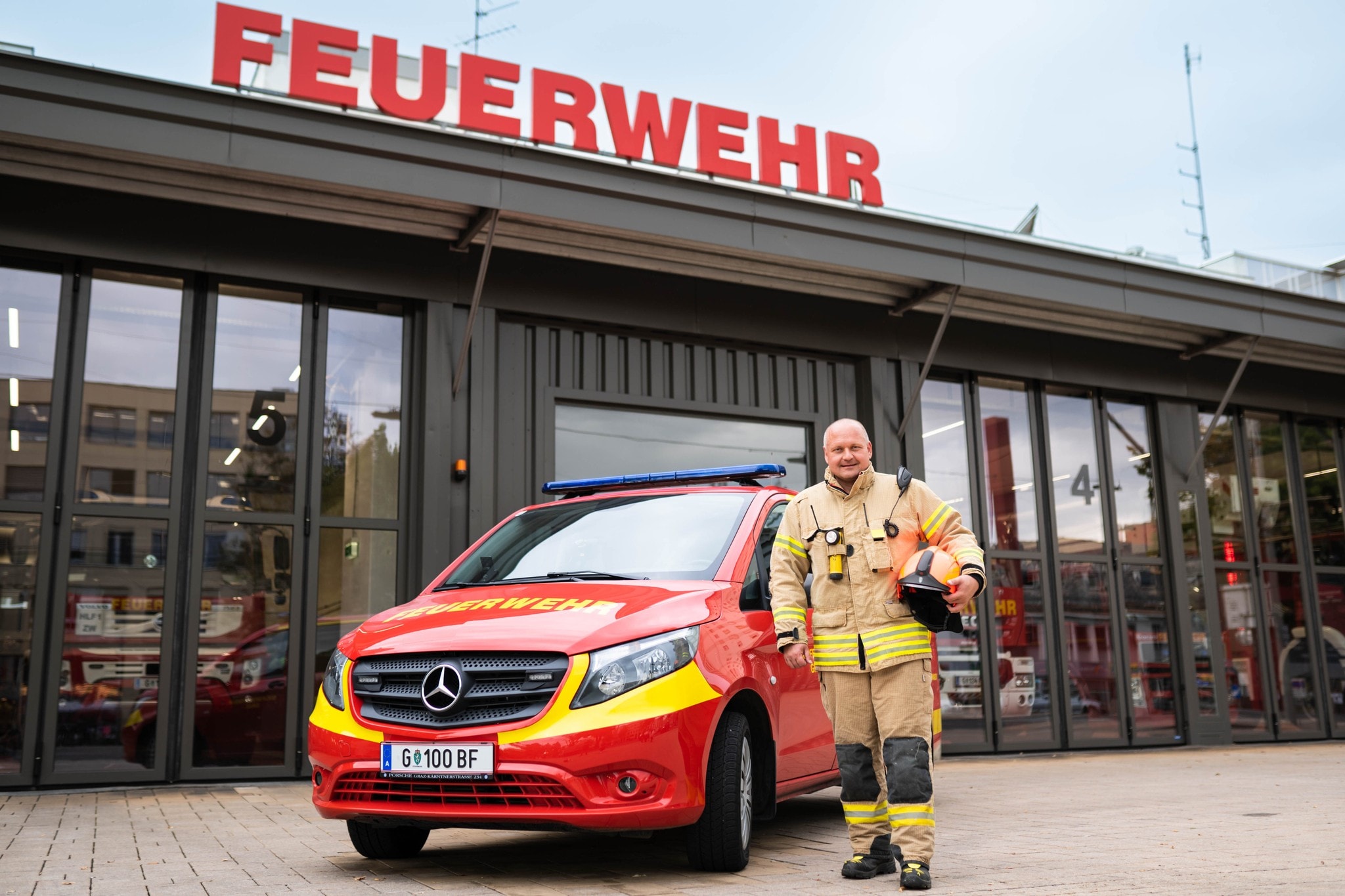 Brandrat Gerald Wonner, Berufsfeuerwehr Graz