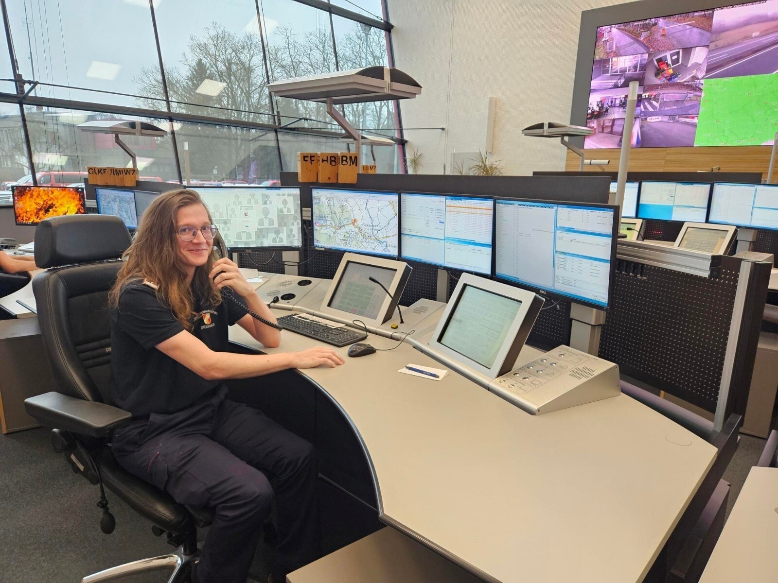 Lukas Binder, Disponent Feuerwehr Landesleitstelle