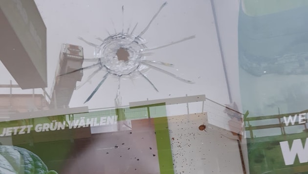 Auf das Büro der Grünen wurde zweimal geschossen.