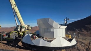 Wegen starken Windes wurden die Montagearbeiten in Chile unterbrochen.