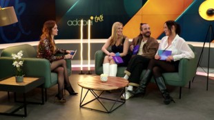 Das krone.tv Adabei-Team: Sasa Schwarzjirg, Birgit Waldsam, Mario Grueninger &amp; Isabella ...