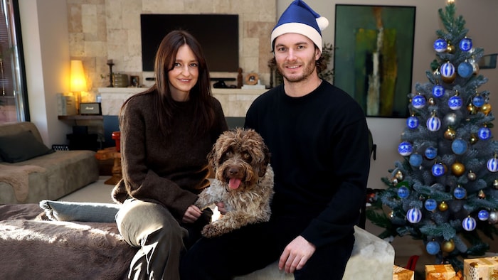 Alex Rauchenwald und seine Nadine mit Hund Lotta.