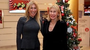 Ex-Leichtathletik-Ass Stephanie Graf (li.) besuchte mit ihrer Mama Rita am Montag die 61. Nacht ...