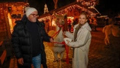 Dieses Duo freut sich seit Monaten aufs Christkind: DJ Ötzi und seine Tochter Lisa-Marie Friedle ...