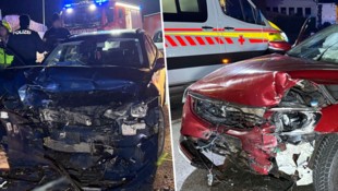 An beiden Fahrzeugen entstand massiver Schaden.