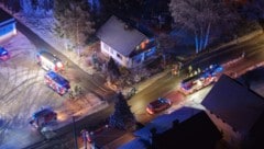 Sieben Feuerwehren standen im Einsatz.