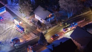 Sieben Feuerwehren standen im Einsatz.