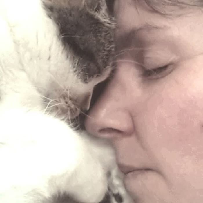 Tierkommunikatorin Sandra Dekassian verbindet sich auf tiefer Ebene mit Tieren.